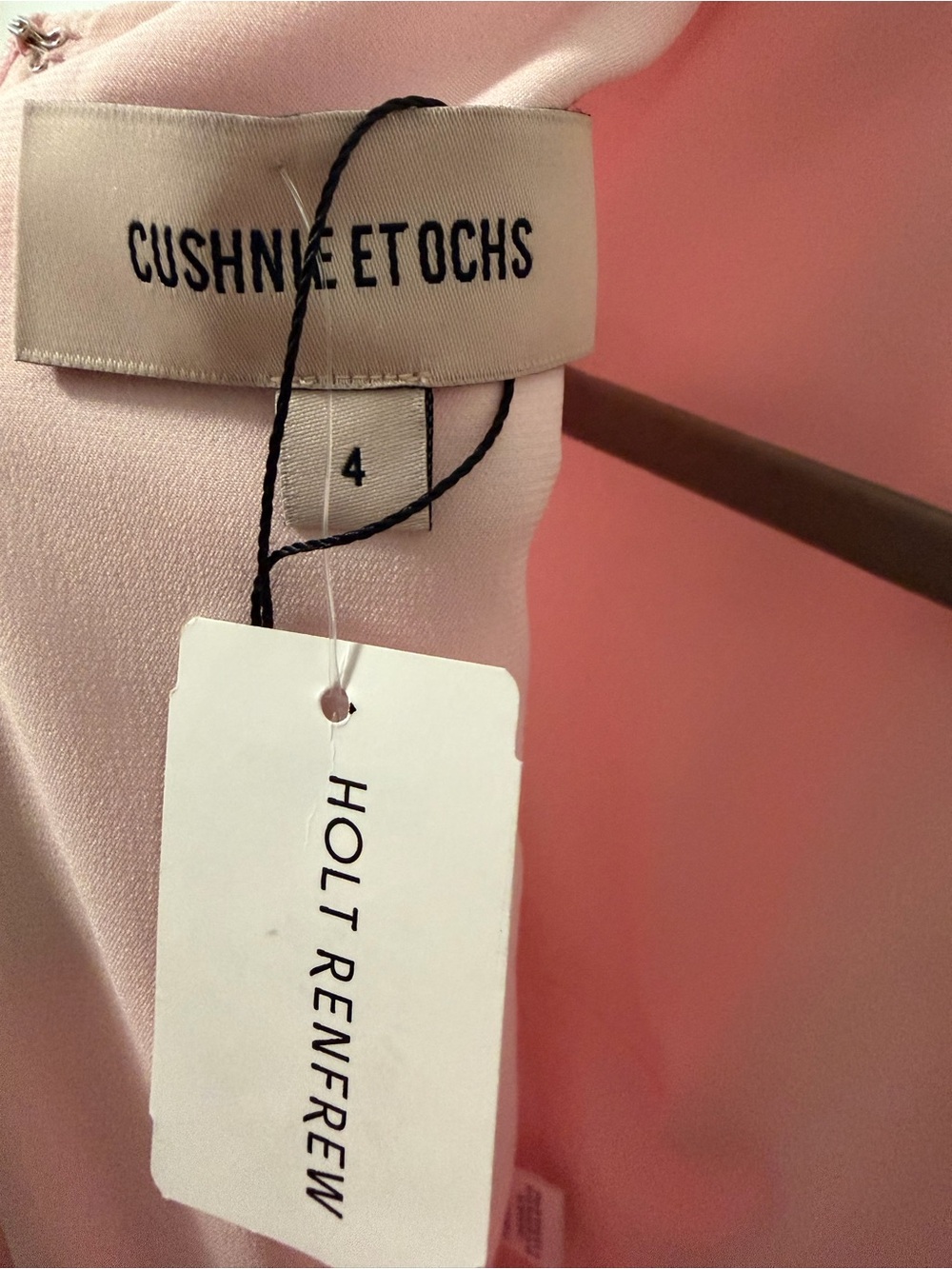Cushnie et Ochs Holt Renfrew Pink Dress NWT 4 Romantic Wedding Luxury Designer - Picture 7 of 15